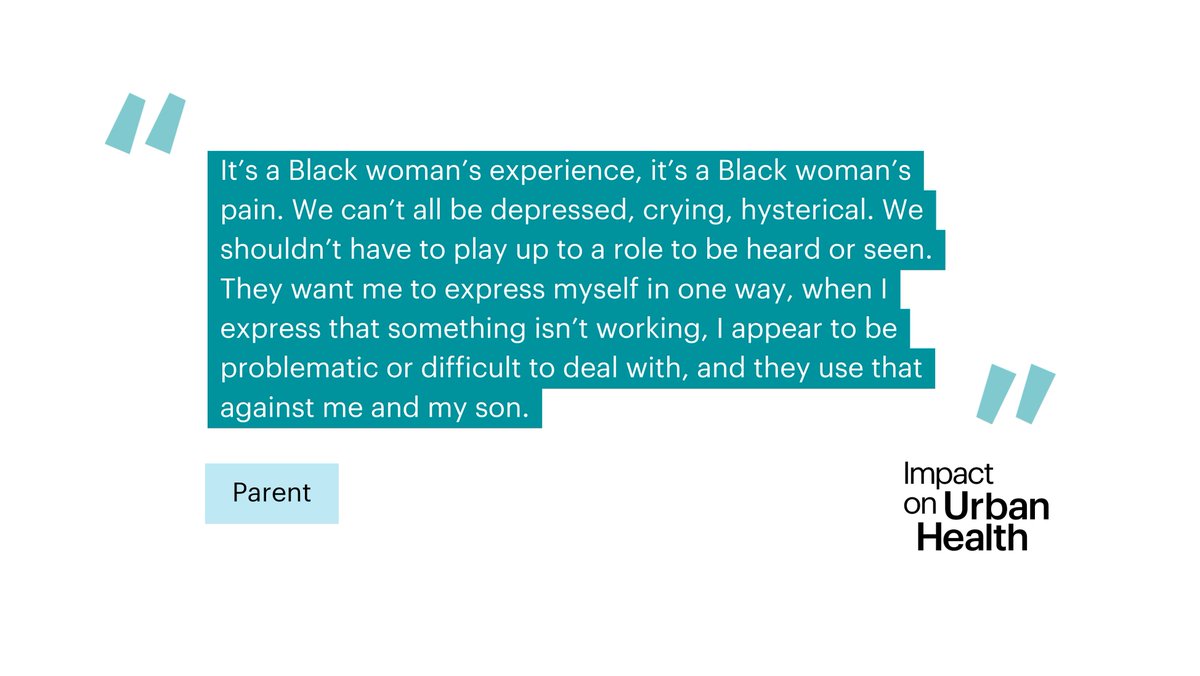 We're supporting the tireless @global_bmh with the launch of their latest report Black Child SEND. Read in their own words how racism affects Black and mixed heritage families' experience of SEND support, and what services can do to make a lasting change: urbanhealth.org.uk/insights/repor…