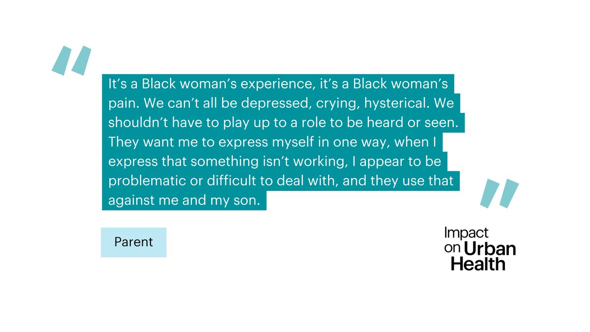 Impact on Urban Health (@impurbanhealth) on Twitter photo We're supporting the tireless <a href="/global_bmh/">Global Black Maternal Health</a> with the launch of their latest report Black Child SEND. Read in their own words how racism affects Black and mixed heritage families' experience of SEND support, and what services can do to make a lasting change:
urbanhealth.org.uk/insights/repor… We're supporting the tireless <a href="/global_bmh/">Global Black Maternal Health</a> with the launch of their latest report Black Child SEND. Read in their own words how racism affects Black and mixed heritage families' experience of SEND support, and what services can do to make a lasting change:
urbanhealth.org.uk/insights/repor…