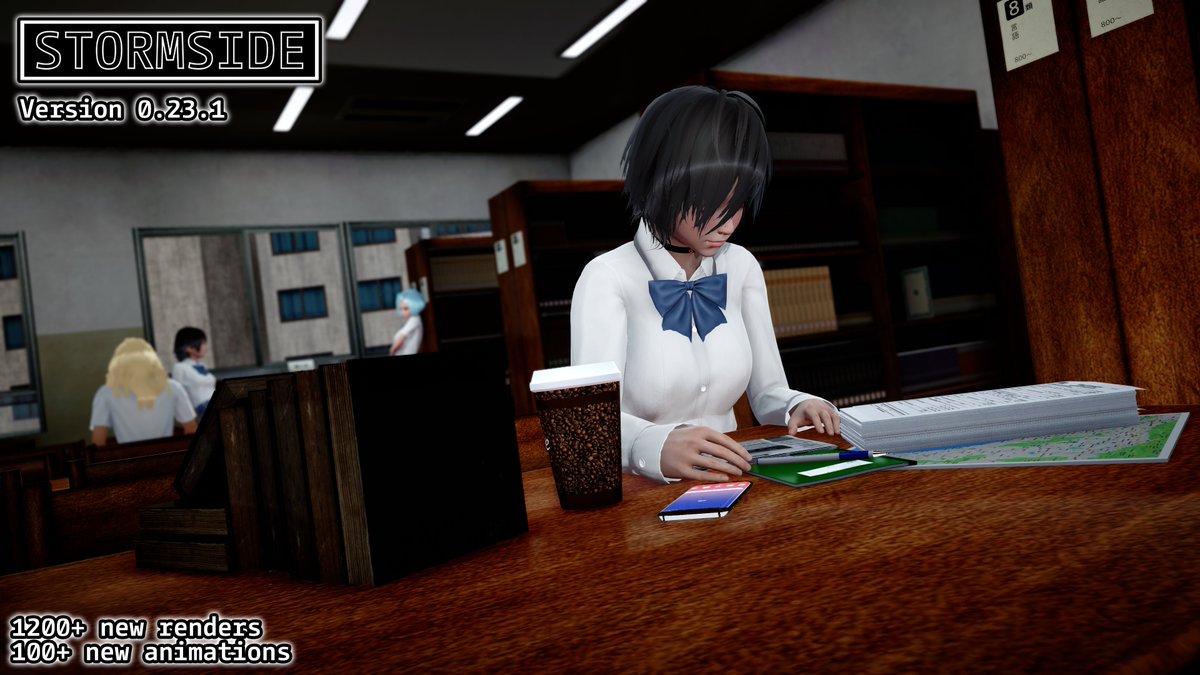 atemsiel's tweet image. Stormside 0.23.1.4 has been released to the public! Available now at any of the below links :D
atemsiel.itch.io/stormside
patreon.com/Atemsiel
subscribestar.adult/atemsiel