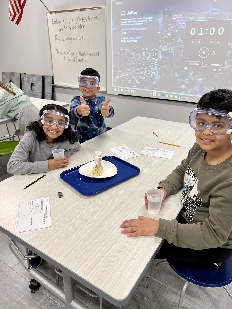 MsHarlan4's tweet image. We had so much fun creating structures to save our house from the effects of weathering, erosion, and deposition! #WeAreMemorial #LISDscience