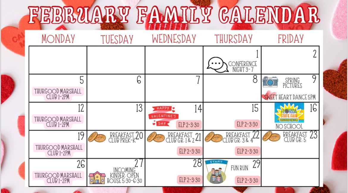 February Family Calendar ❤️
@HCPS_FACE