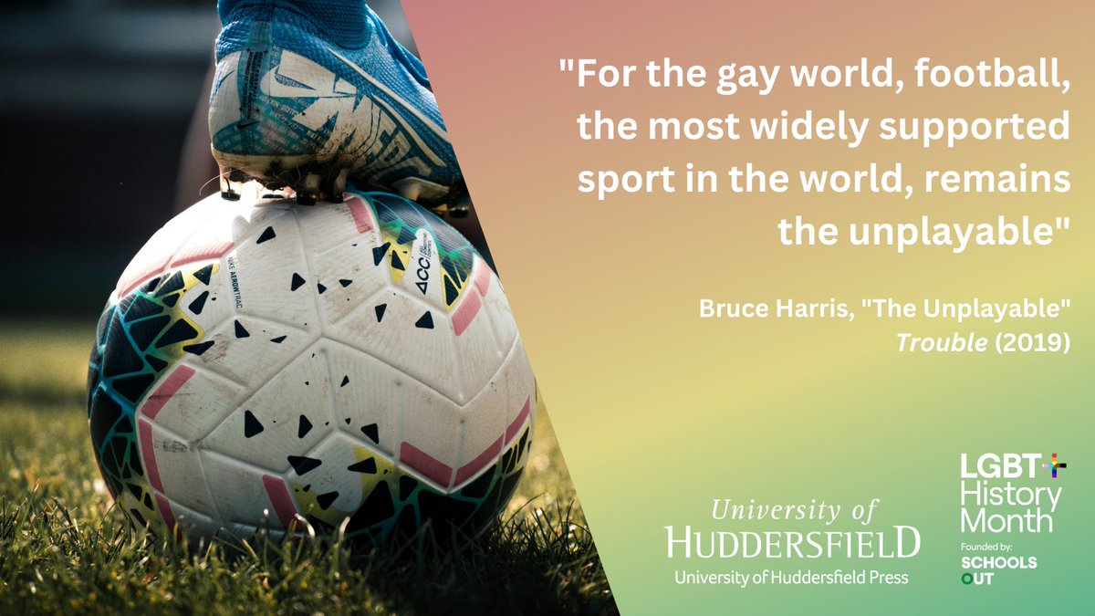 LGBT+ representation in football has a long and troubled history which continues to this day. In this short story from @GristBooks21's 'Trouble' anthology, Bruce Harris explores the history of homophobia in football. Read at bit.ly/TheUnplayable #LGBTplusHM #FvH2024