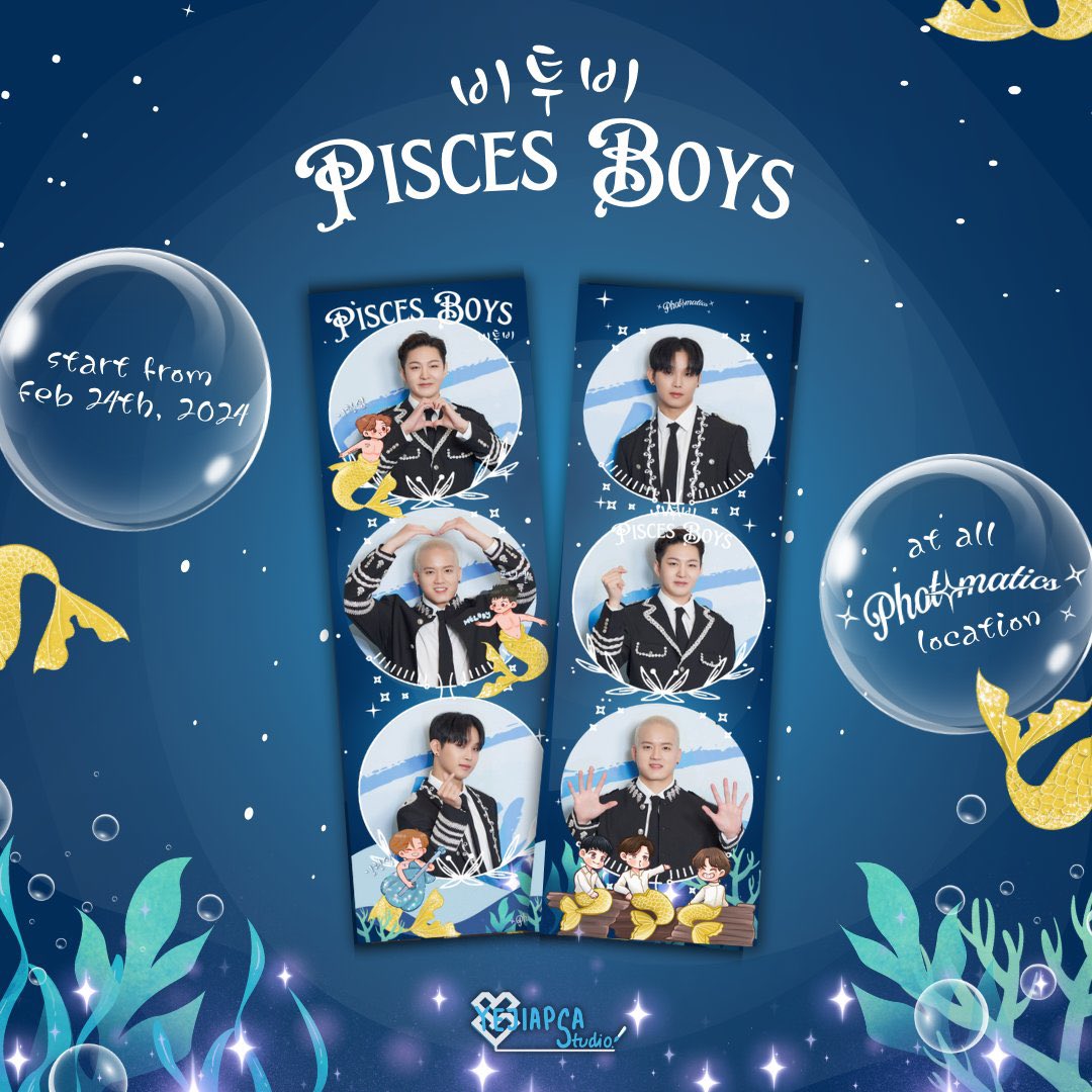 gimochiii's tweet image. 𓆝 𓆟𝗕𝗧𝗢𝗕 𝗣𝗜𝗦𝗖𝗘𝗦 𝗕𝗢𝗬𝗦 𓆞 🫧

BTOB Changsub, Hyunsik, Peniel Birthday Photobooth Event
— by @yejiapsa_studio

🗓 start from 24 Februari 2024
📍All @photomaticsid booth

don't forget tag, and use the hashtag 
#BTOBPiscesBoys