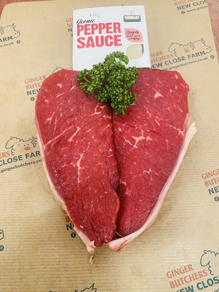 We’ve got the perfect tasty treat for your loved one this Valentine’s Day - 2 x 10oz sirloin steaks with a sauce for only £15!  

Offer Available All Week Instore Only at Bakewell &amp; Matlock.

#gingerbutchers #farmers #butchers #bakewell #matlock #valentines #sharethelove ❤️