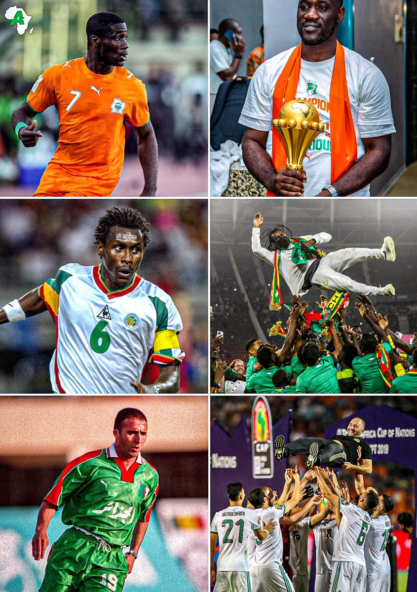 Les 3 derniers sélectionneurs à avoir remporter la CAN sont tous des anciens joueurs internationaux de leur pays. 🌍🫶🏽