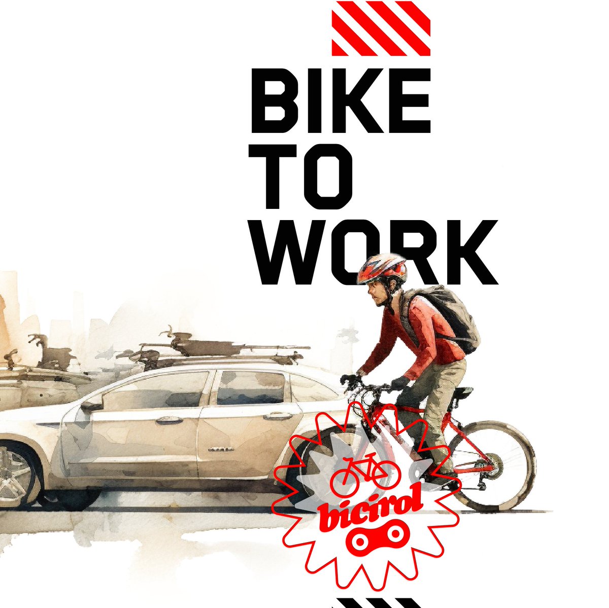 BIKE TO WORK
Si vas al trabajo en bici, pedalea con seguridad: no salgas sin casco y luces. El respeto y atención son tu mejor protección.
-¿Cuál es el recorrido a tu chance y qué recomendaciones tenes de esa ruta?
#bicirol #soybicirol