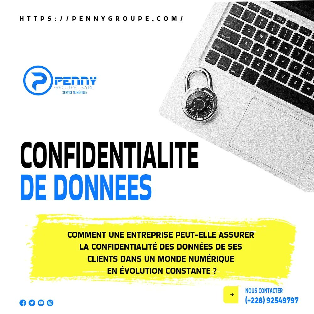 pennygroupe's tweet image. 🔐 Comment assurer la confidentialité des clients dans un monde numérique en constante évolution ? 💻💬 Partagez vos idées avec nous dans les commentaires!