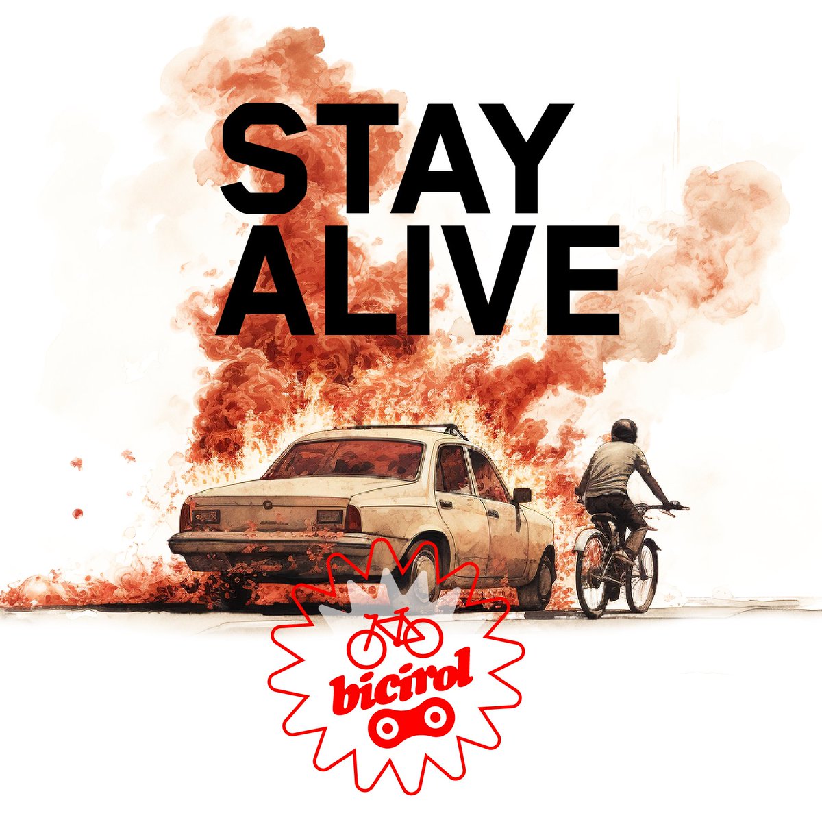 STAY ALIVE
La mejor defensa en el tráfico es la atención, espera lo inesperado y ve atento para reaccionar.
#bicirol #soybicirol