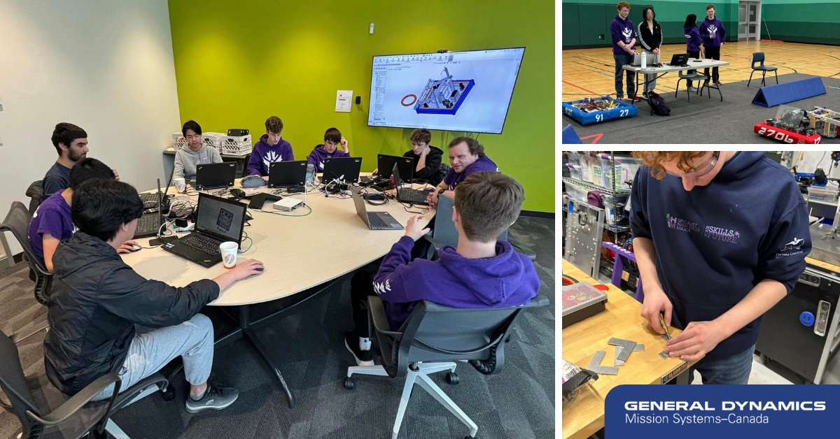 General Dynamics Mission SystemsâCanada (@gdms_c) on Twitter photo Merge Robotics @FRC2706 are working diligently - producing parts and testing software - on their final robot model in preparation for the 2024 <a href="/CANFIRST/">FIRST Robotics Canada</a> Robotics Competition. Check out their progress! đ #GDMSCsupports #STEM Merge Robotics @FRC2706 are working diligently - producing parts and testing software - on their final robot model in preparation for the 2024 <a href="/CANFIRST/">FIRST Robotics Canada</a> Robotics Competition. Check out their progress! đ #GDMSCsupports #STEM