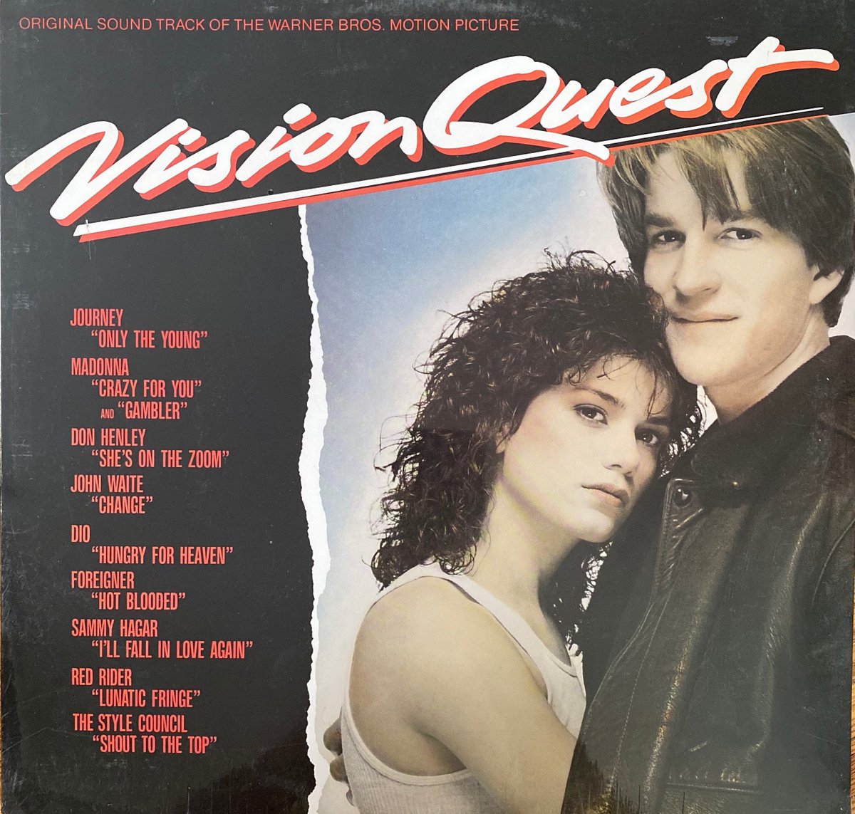 #OnThisDay in 1985, the soundtrack for the film 'Vision Quest' was released. One of my favorite soundtracks of the #80s, it featured songs by Madonna, Journey, Foreigner and more. It peaked at #11 on the Billboard album chart and is certified platinum in the US #80smusic