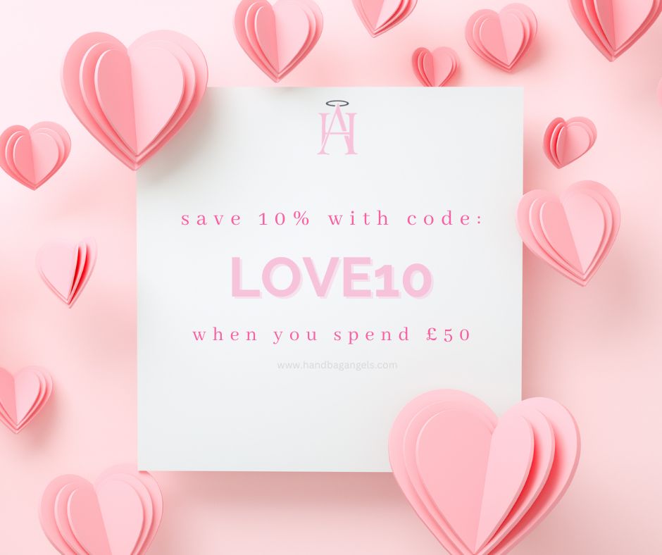 Take 10% of your Handbag Angels order with code 'LOVE10' ❤️ Ends midnight on Valentine's Day!

handbagangels.com