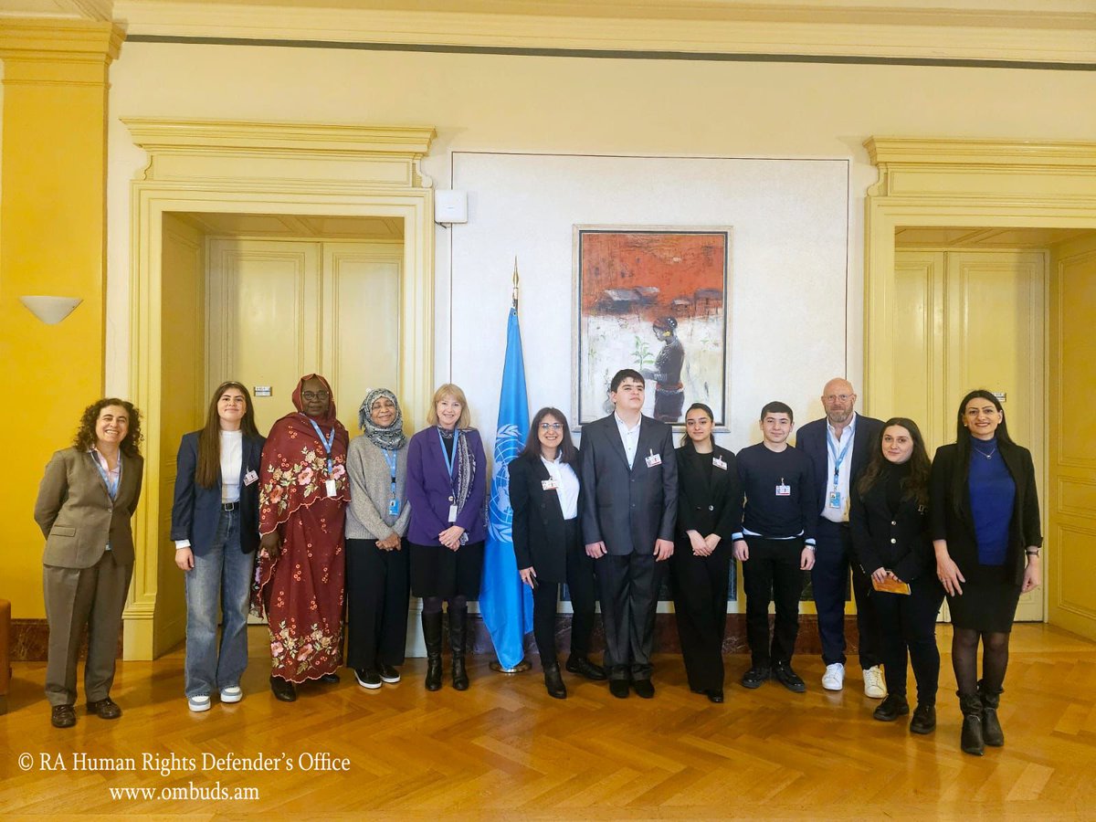 For the first time, a delegation of #children from 🇦🇲participated in the @UNChildRights1 presession, sharing insightful perspectives on the challenges they face with Committee members. An empowering experience for these young advocates striving to advance their rights @lexpsy