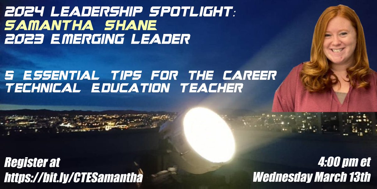 Join Samantha Shane in one month for her #ASCDEmergingLeader Spotlight Session on teaching strategies for #CTE ! bit.ly/SpotlightSaman… @coachpongratz @reichardrock @MrsSanders1908 @TannenbaumTech @Itinubu @willtragert
