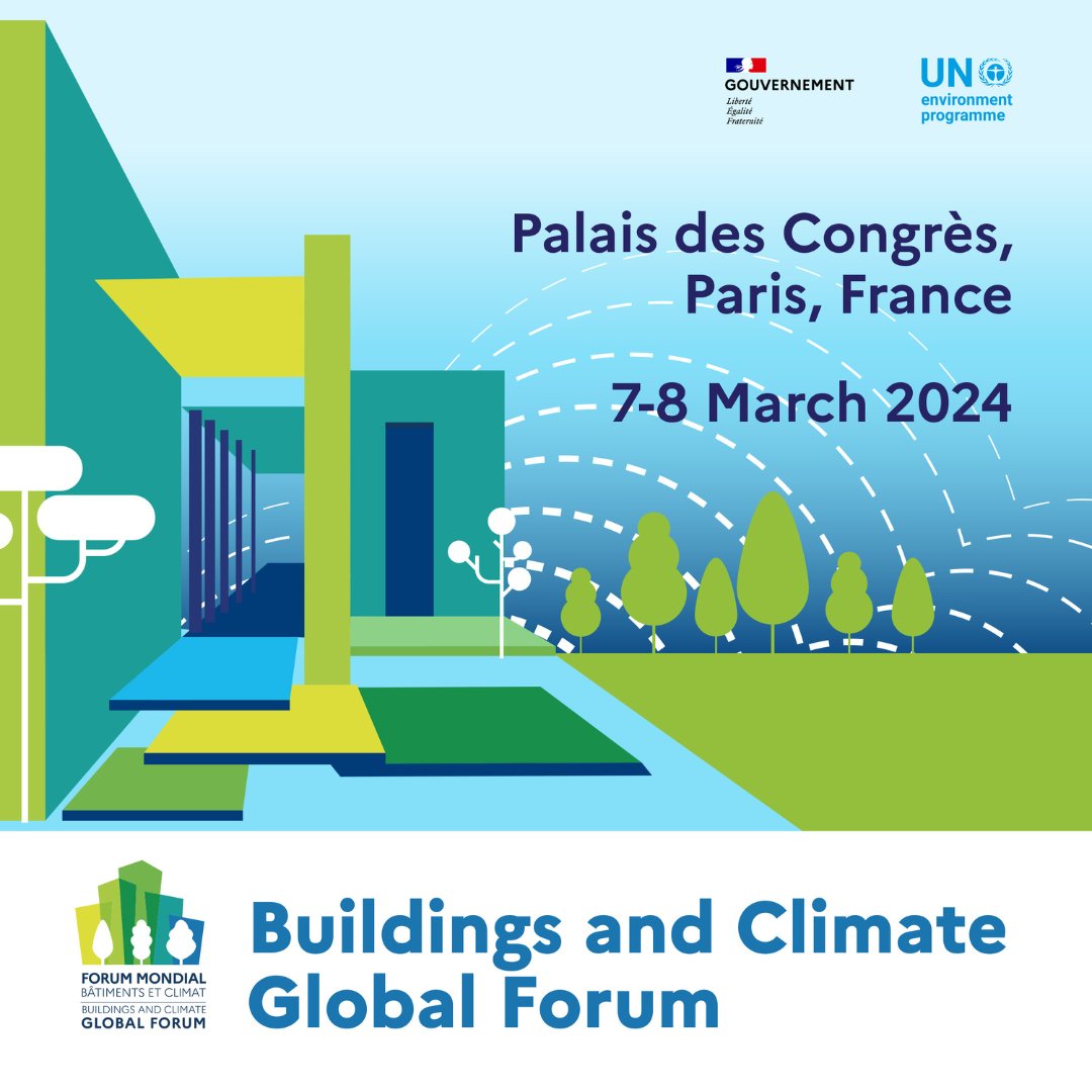 #DYK the buildings and construction sector accounts for 21% of GHG emissions? Yet, it is not on track to achieve decarbonization by 2050.

#BuildForClimate at the Buildings and Climate Global Forum with UNEP, @Ecologie_Gouv and @Join_GlobalABC: unep.org/events/confere…