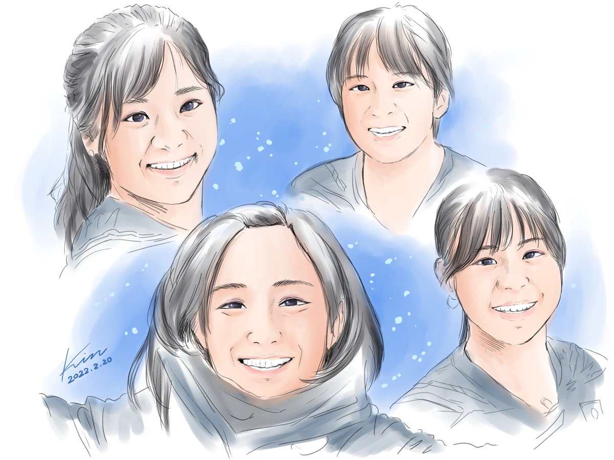 「#2年前の2月は何作ってた ロコ・ソラーレのイラスト描いてた 」|コバキンCG（kobakinCG）のイラスト