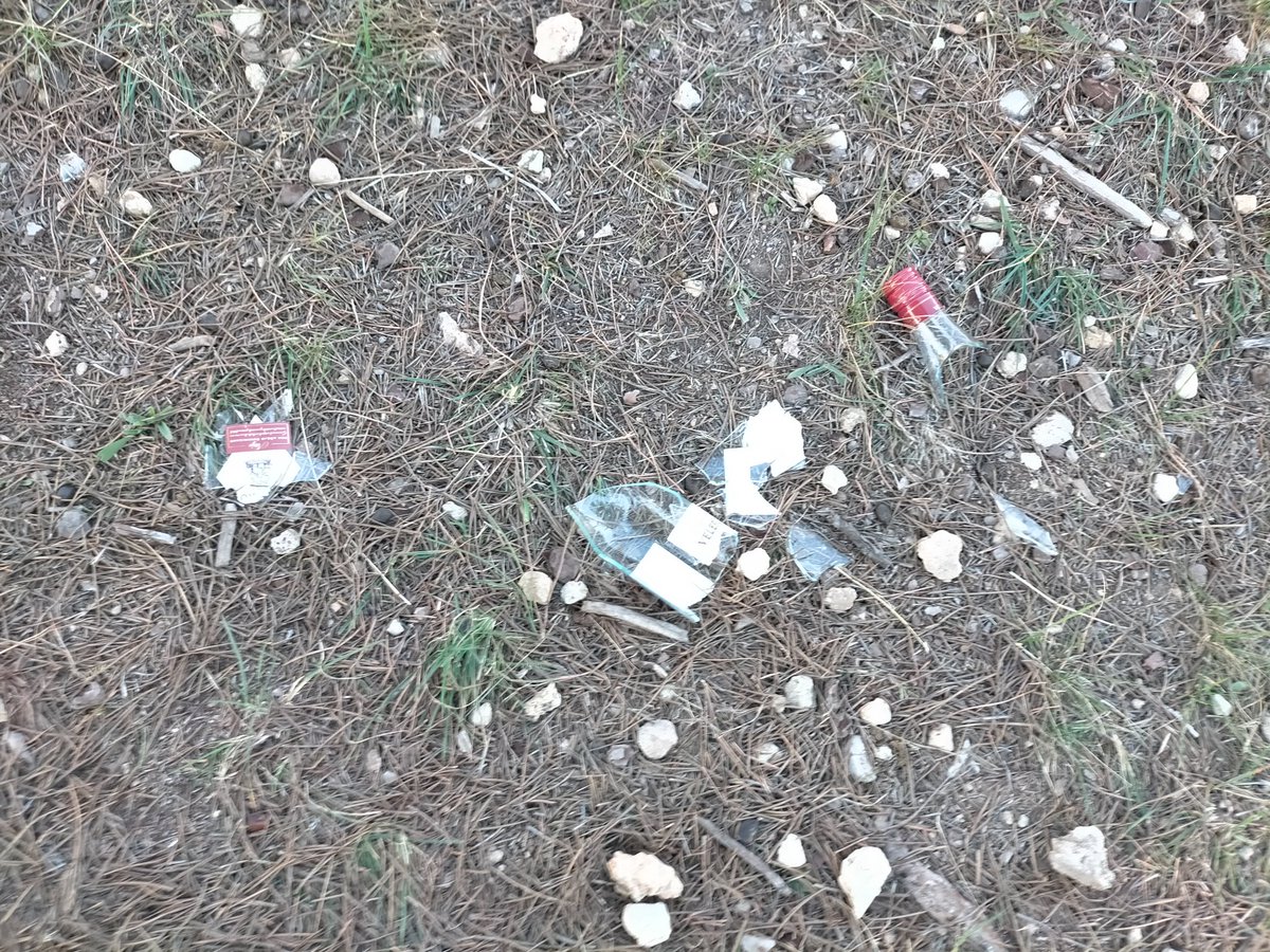 Charlio51426506's tweet photo. @ajbegues  envieu una brigada de neteja a Cal Catequero...és una vergonya tenint una paperera al costat de la taula...tot d'ampolles i algunes trencades. https://t.co/k2GBi0qlzt