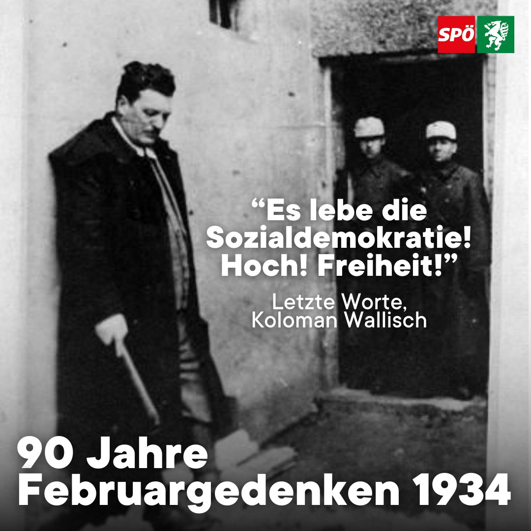 🌹 Erinnerung an die Februarkämpfe 1934

Vor 90 Jahren kämpften mutige Menschen für unsere Demokratie und Freiheit. Die Februarkämpfe von 1934 markieren einen entscheidenden Wendepunkt, als österreichische Arbeiterinnen und Arbeiter gegen die Antidemokraten ihrer Zeit aufstanden.