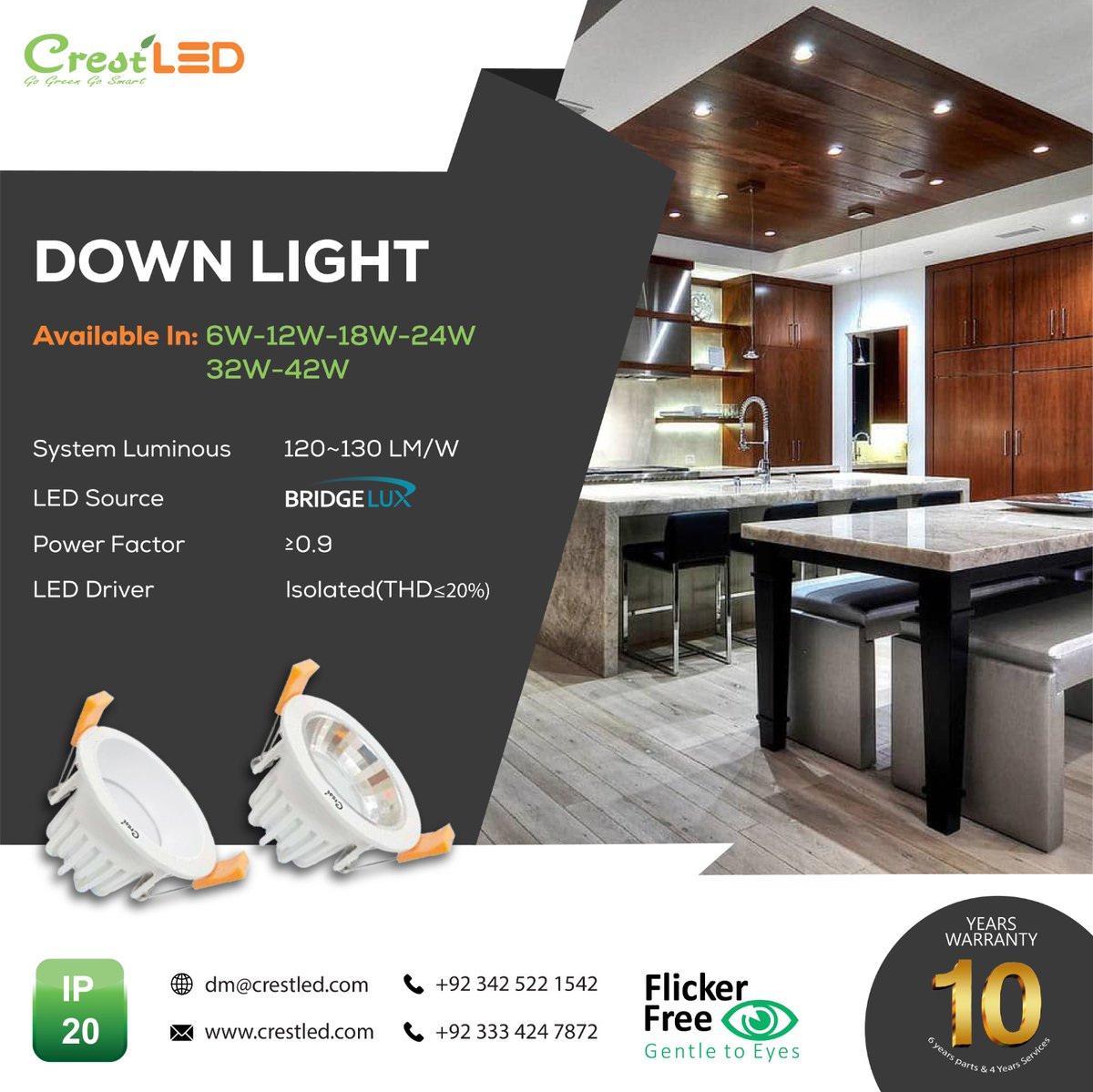 PakCrest's tweet photo. LED Down Light

Visit our website for more information:https://t.co/uKc6CkSuIU

Contact Us: 03425221542
Email:sales@crestled.com

#leddownlight #ArchitecturalCeilingDownlights #UpDownWallLight #crestled #crestpak #ecrestsoft #homeautomation #visionsystemuae https://t.co/o4GLLgT4i8