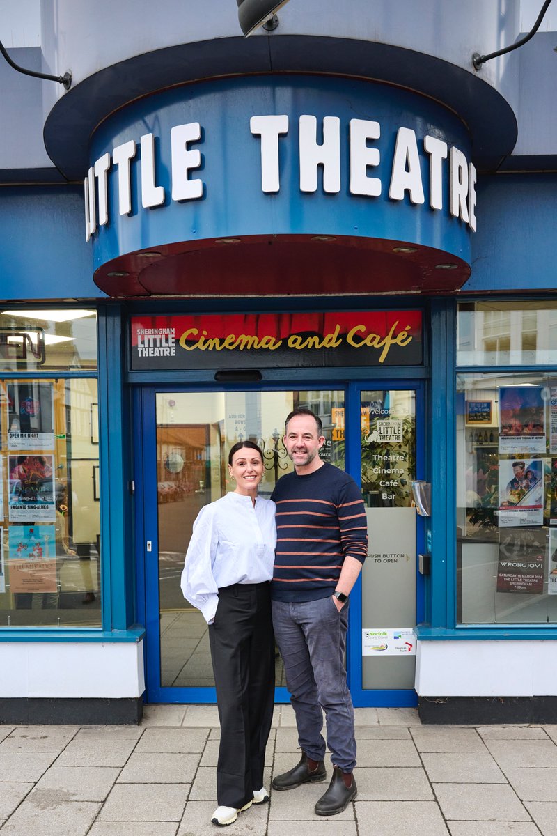 Honoured to be announced as patrons of The Sheringham Little Theatre. Suranne will also act as President. @SheringhamLT @LaurenceAkers