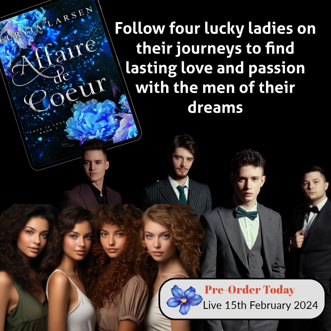 books2read.com/AffairedeCoeur

Pre-Order Today Live 15th February 2024

Affaire de Coeur: Love is Love Boxset
Euryia Larsen

Featuring

Masked Surprise
Curveball
Lonesome Shadows
Cursed Guardians