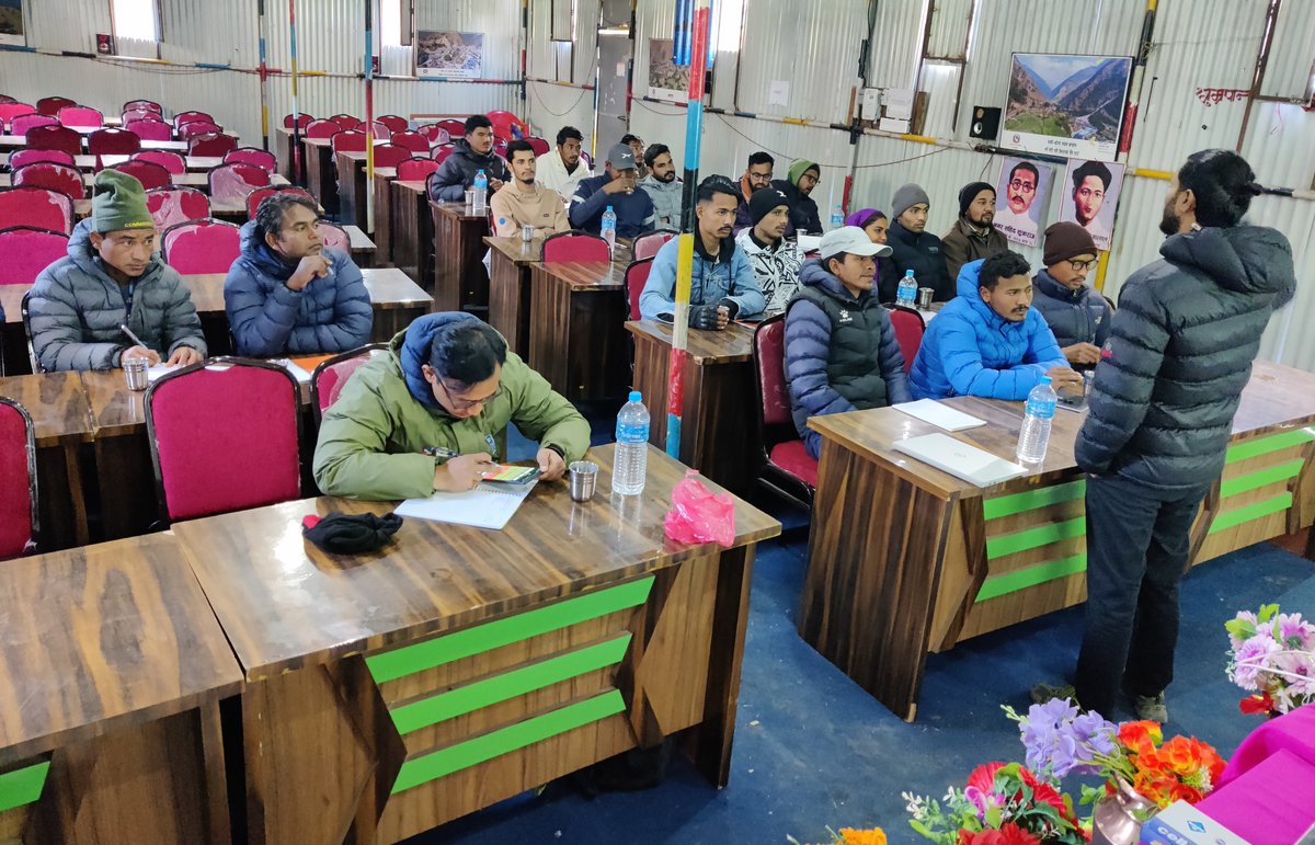 Empowering frontliners: 78 trainees in earthquake-affected #Jajarkot district received vital #transitional_shelter construction training, jointly supported by  @SC_Nepal @habitatnepal #NEEDsNepal @NHSRP_Nepal. Strengthening capacities for #BuildingBackBetter @NDRRMA_Nepal