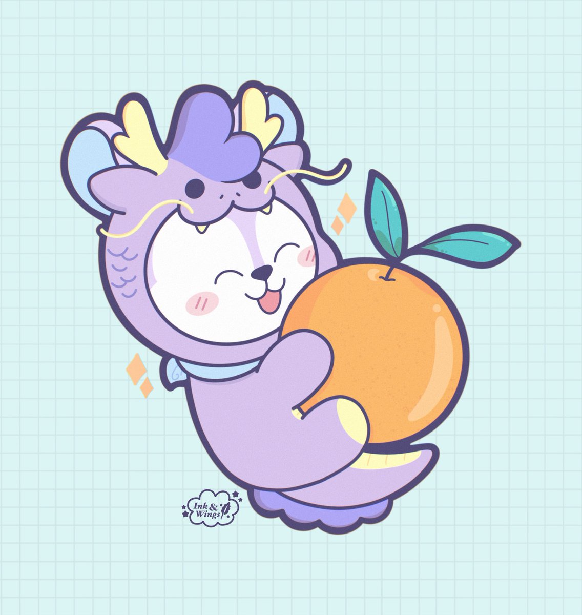 InkAndWingz's tweet photo. Happy Belated Lunar New Year and Happy Hobuary 🍊
(From a fellow dragon 🐉)
#BT21 #Mang #YearOfTheDragon https://t.co/6TDSkk74hT
