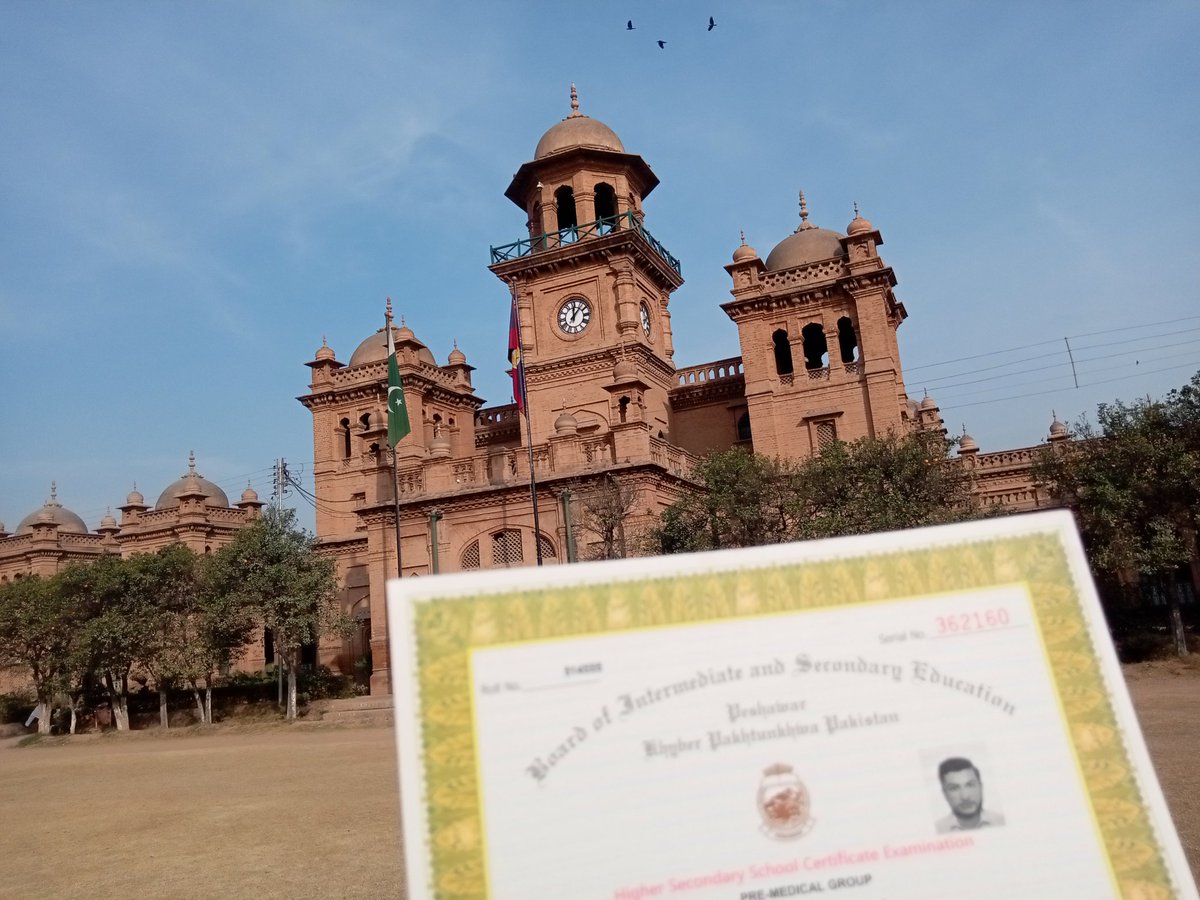 UbaidUl52826808's tweet photo. "Today, I revisited my college after nearly 2 years to collect my intermediate certificate, and it flooded my mind with all the cherished memories of college life and hostel days.
Islamia college Peshawar https://t.co/D5X30eMKIW