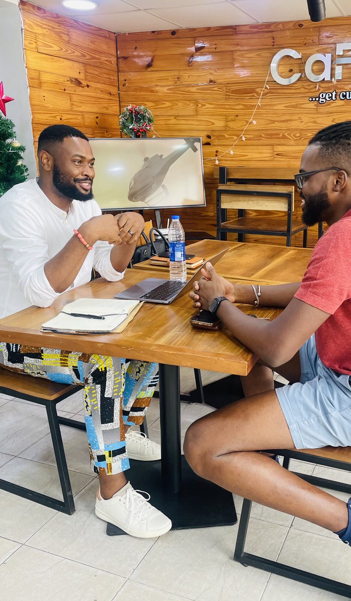 TCMBuzz's tweet photo. Monday starting on a good note - Great Men, Great Conversations! To a productive week🫡
#CaFFaCommunity #productivity #workspaceinikeja #workspaceadeniyijones #ikejalagos #haircut #mondaymotivation https://t.co/a2Oy02vSb2