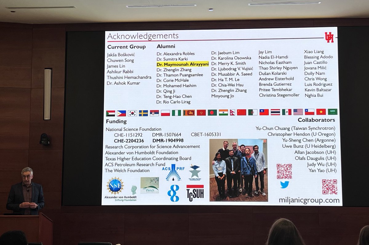 Be__Wise_'s tweet photo. Fun fact: aside from being a great chemist 👨🏻‍🔬 &amp; solving energy &amp; environmental problems with his porous materials, Prof Ognjen @MiljanicGroup is a great tango dancer 🕺 
Thank you for sharing the science 🧪 https://t.co/A0MnJAyVLE
