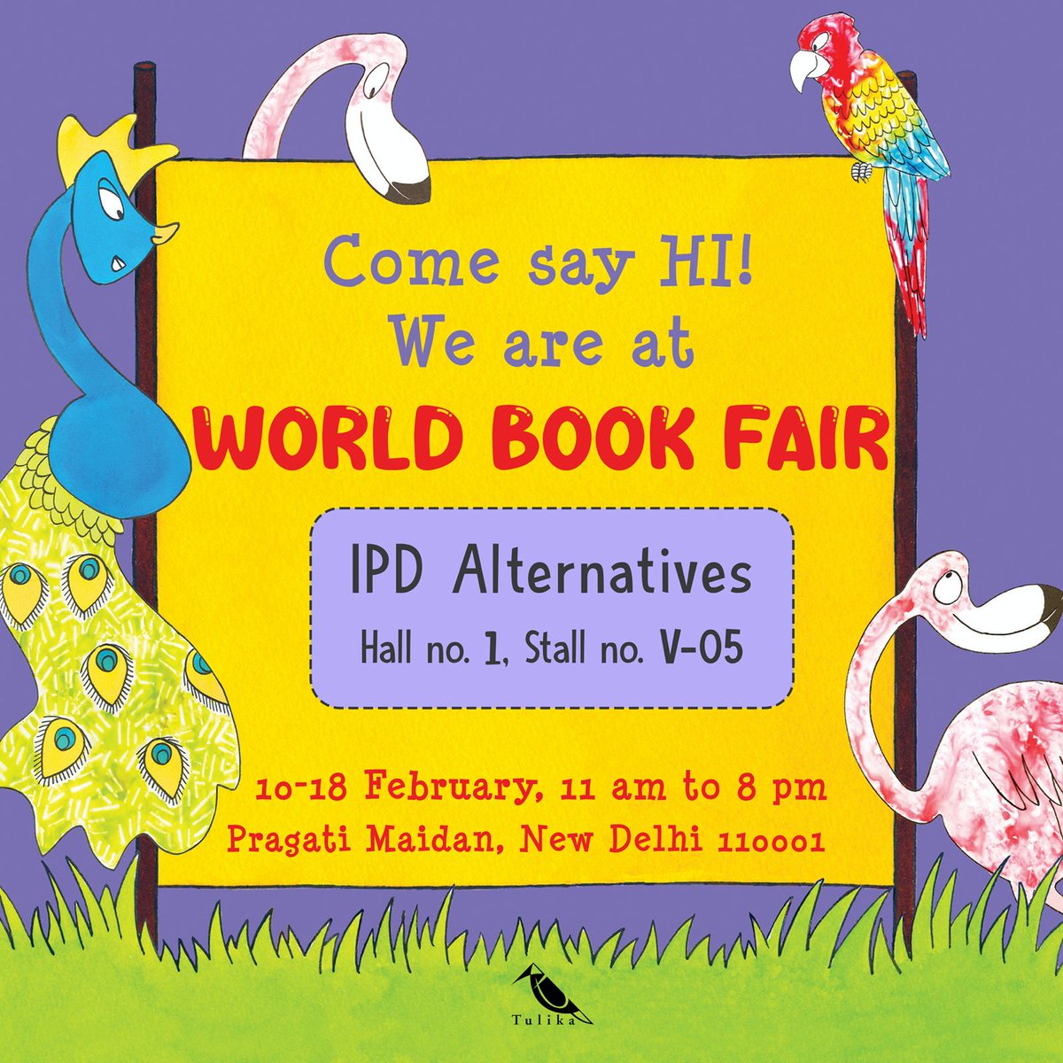 📣📣All Delhi Folks ! 📣📣 Come say Hi!!!! We are at the World Book Fair from 10-18 February! At Pragati Maidan in New Delhi.