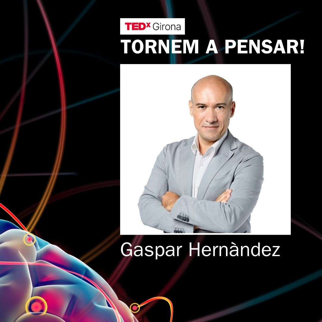 TEDxGirona2024's tweet photo. #TEDxGirona2024  #TornemAPensar

🎙️Ponents | Gaspar Hernàndez, presentador de "L'ofici de viure".

Dirigeix i presenta, a Catalunya Ràdio i Tv3, L'ofici de viure (premi Ciutat de Barcelona), i premi Zapping, en la seva versió televisiva. 

ℹ️ https://t.co/toM3Z8B1u7 https://t.co/eSKkoUGANZ