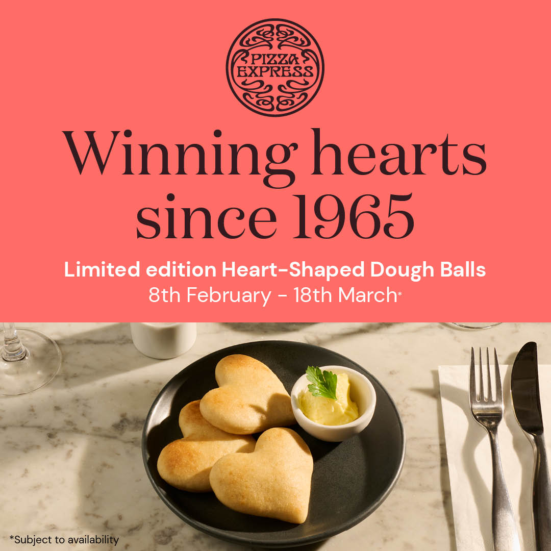 welcomebreak's tweet photo. Stop off at our Welcome Break locations for a Valentine's meal at @PizzaExpress - Fleet South, Oxford, South Mimms, Beaconsfield (Extra), Cobham (Extra) & Leeds - Skelton Lake (Extra).
Happy Valentineโs, Dough Ball lovers๐
#WelcomeBreak #PizzaExpress https://t.co/cS8zuq9HNq