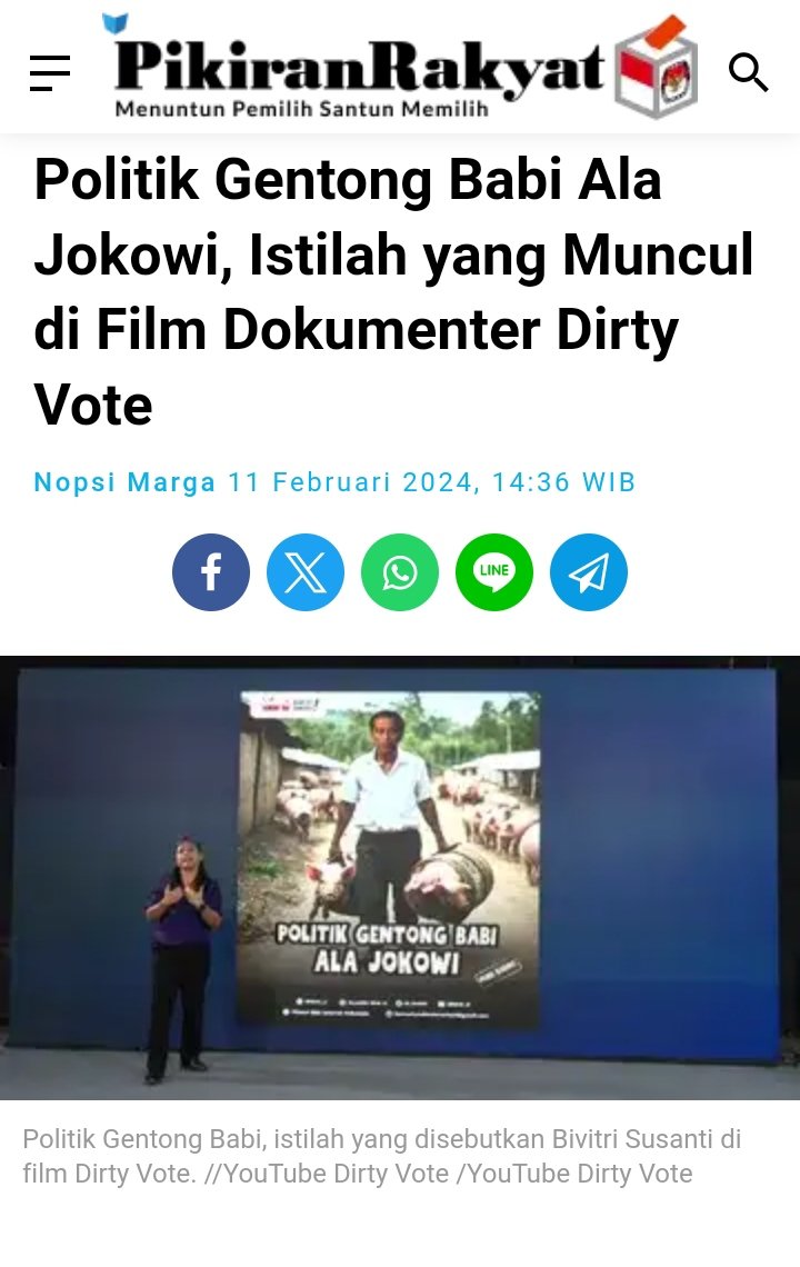 HukumDan's tweet photo. Pak lurah panik, ketum² panik, caleg² panik. 
Panik lah, mimpi 1 putaran buyar gara gara film Dirty Vote. 
Bagaimana culas nya penguasa menggunakan kekuasaan nya untuk meraih mimpi sang anak, 
siapa sangka, Tampang Culun , klemar klemer ternyata...??? https://t.co/JY69VUiDvx