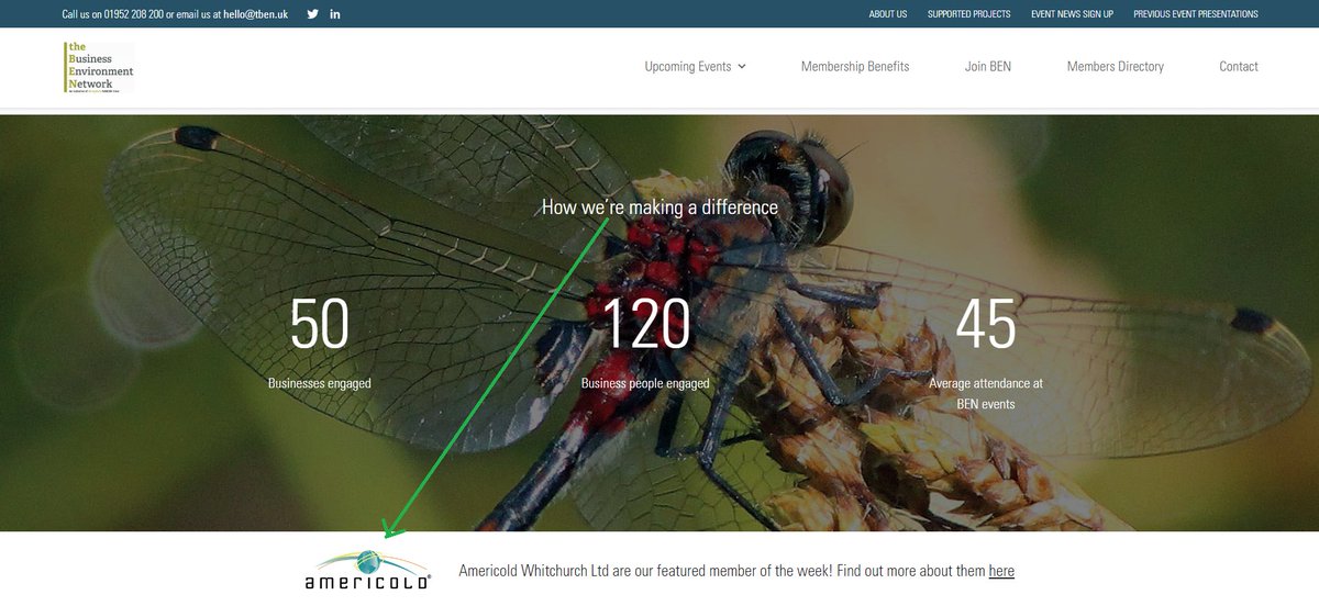 Congratulations to our TBEN member of the week <a href="/americoldtweets/">Americold</a> 

Americold Whitchurch provide third party storage and distribution for ambient, chilled and frozen products within the food sector for a wide customer base.

Read more: tben.uk/members/americ…
