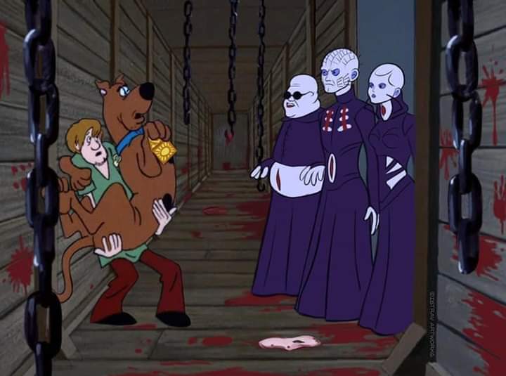 Jasonvoorheesdb's tweet photo. Mystery Inc.

You opened the box!

#Hellraiser #Scoobydoo https://t.co/AKV3gtXXTT