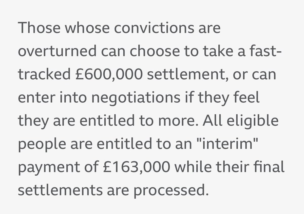All 15,000 eligible Windrush victims should have the same treatment as the eligible #PostOfficeScandal victims. Windrushers get no interim payments, &amp; have to apply for a maximum of £10,000 &amp; not GIVEN £163,000 or £600,000. Sign our Open Letter justice4windrush.org✍🏽 Thank you