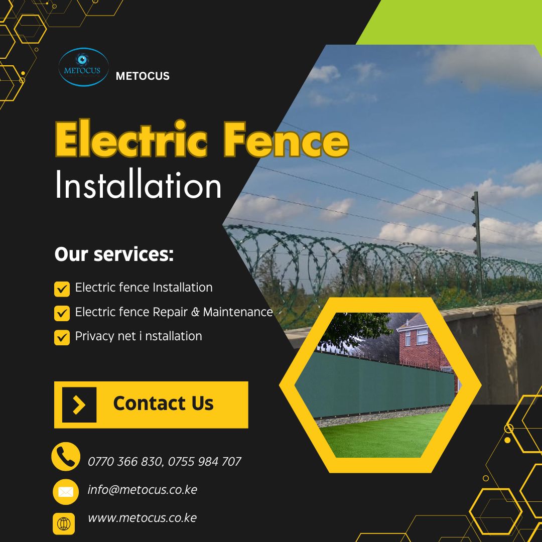 We are  Kenya's leading electric fence installation company. From us you get  experienced technicians, best quality materials and 5 yr installation warranty.
metocus.co.ke WhatsApp: 0755 984 707
Eliud Kipchoge E-citizen Accident Kelvin Kiptum Ababu Namwamba #AFCONFinal