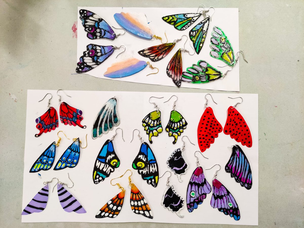 Han quedado genial los pendientes llevados a cabo por nuestrxs pacientes.