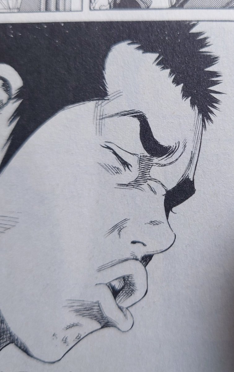 なんでもかんでもアヒル口と言われてしまう僕の絵ですけど、この辻本や奈々のこういうのがアヒル口で、圭右のはアヒル口とはちゃいます。
基本アヒル口は口角を引いて上げてから唇を突き出してる感じで、ただ唇を突き出したりひん曲げたりしてるのはシド口とかヒロト口と言います。今決めました。