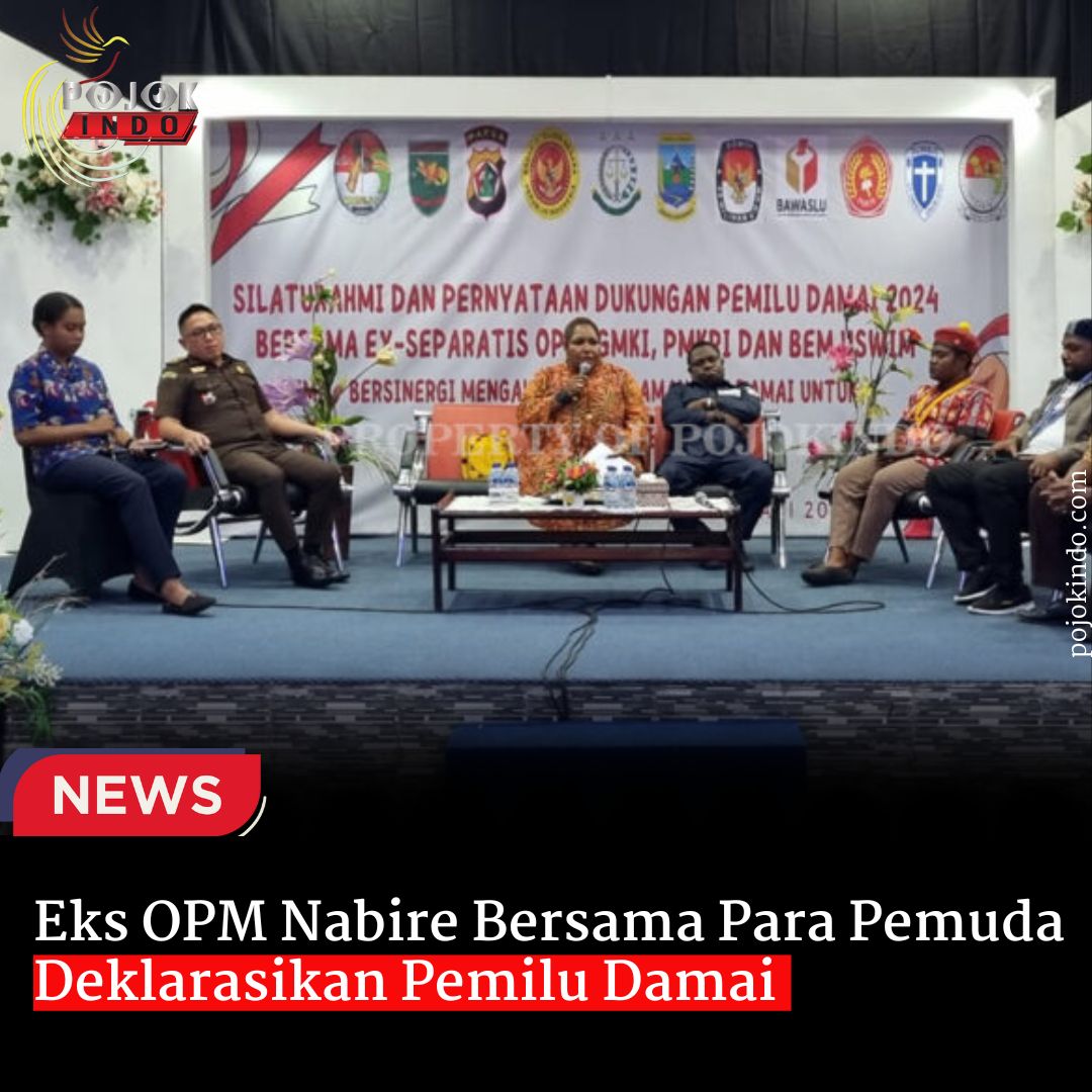 PojokIndoNews's tweet photo. Eks OPM Nabire Bersama Para Pemuda Deklarasikan Pemilu Damai
Link selengkapnya:https://t.co/cK6e44HbVL
#pemiludamai2024 #pilkadaserentak #bawaslu #kpu #tpnpbopm #separatis #GMKI #BEM_USWIM #pmkri #kesbangpol #kabupatennabire #papuatengah #infopapua #papuaviral #pojokindo https://t.co/3b1INmxfZM