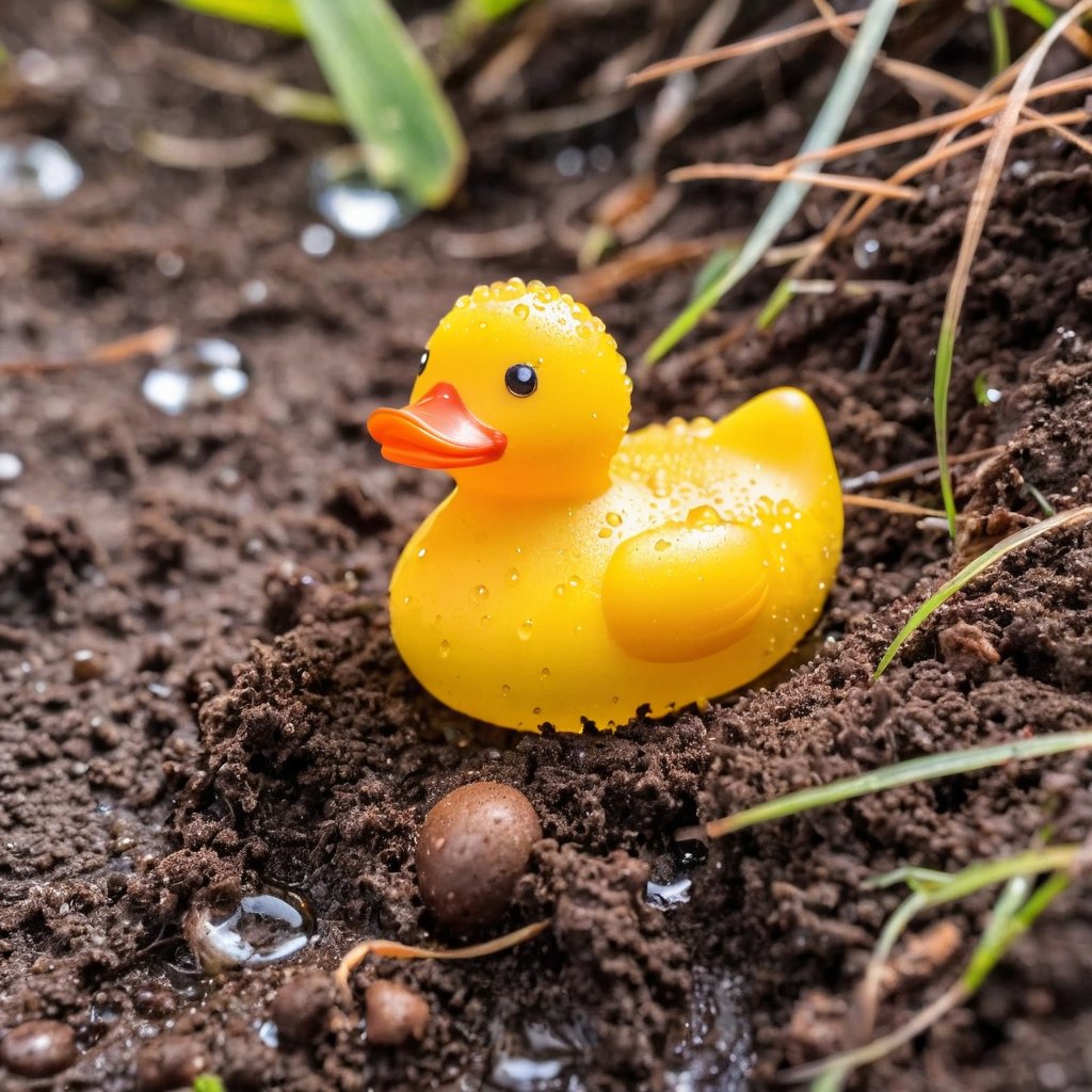 Propongo un gioco: ogni volta che i like a questo post si moltiplicano per tre, faccio generare all'#AI una paperetta di gomma sempre più grande. Vediamo quanto grande diventa? 

Prossima immagine quando questo post raggiunge i 3 like. 

Se siete curiosi aiutate ritwittando :)