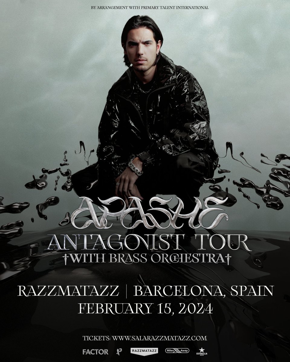 maadraassoo's tweet photo. 15/2/2024, 19Hrs @RazzmatazzClubs (Bcn): @Apashe_Music "Antagonism Tour" , Zayka, Wasiu (Live!) [ @milesawaypro ] . GOTCHA! #apashe #zayka #wasiu #milesawaypro #musicobsessions https://t.co/TF5HFbHHYq