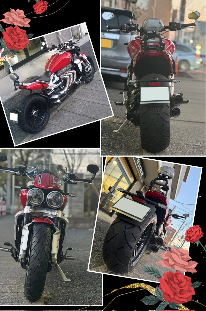 technitap_S's tweet photo. 今日はいいお天気でしたね✨皆さん走りましたか🏍️💨
今回はTRIUMPH Rocket 3Rでご来店くださりME888に履き替えのお客様です🏍️🎶
ありがとうございます(*´∀人)
またのご来店を心よりお待ちしております⤴️⤴️
#TRIUMPH
#ロケット3R
#METZELER
#ME888 https://t.co/8yUEc10Vcl
