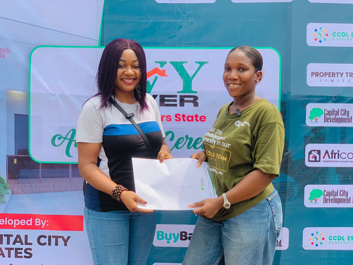 capcitydev's tweet image. Picture Highlights from Our Ivy River Estate allocation Ceremony in IPO Rivers State...

#WinMore #ccdl #capitalcityestates