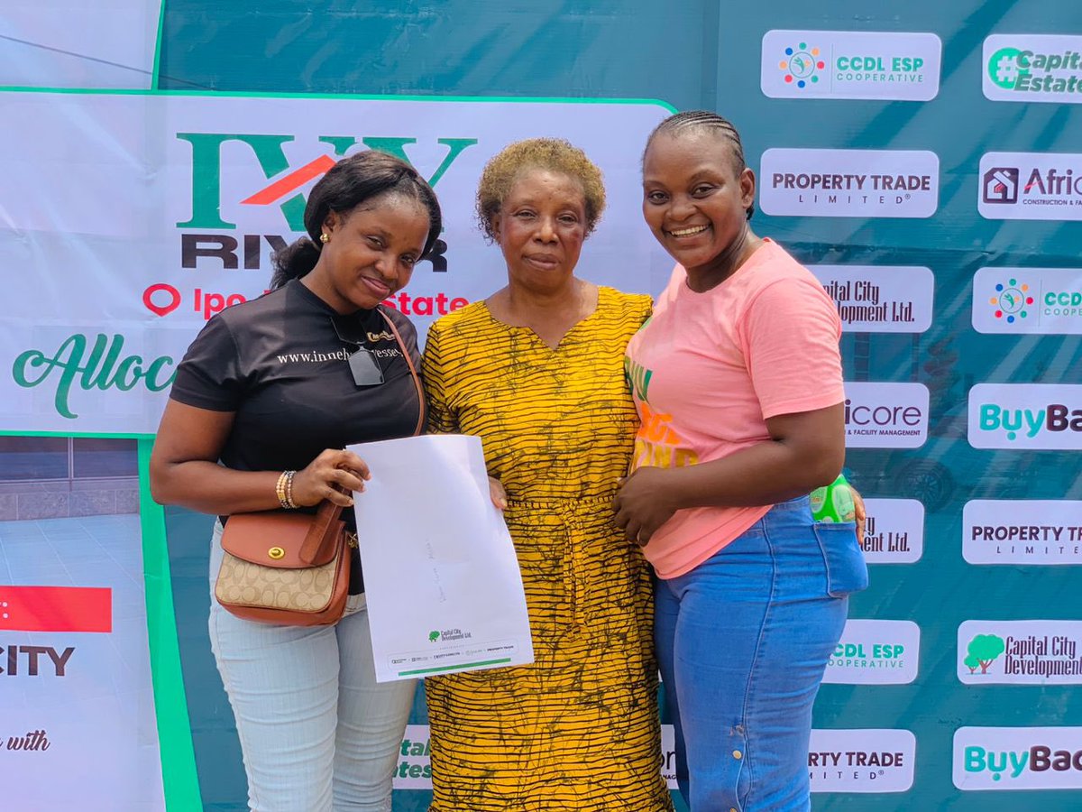 capcitydev's tweet image. Picture Highlights from Our Ivy River Estate allocation Ceremony in IPO Rivers State...

#WinMore #ccdl #capitalcityestates