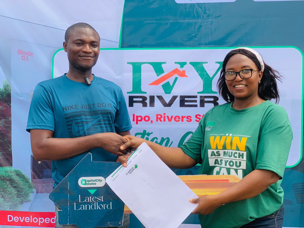 capcitydev's tweet image. Picture Highlights from Our Ivy River Estate allocation Ceremony in IPO Rivers State...

#WinMore #ccdl #capitalcityestates