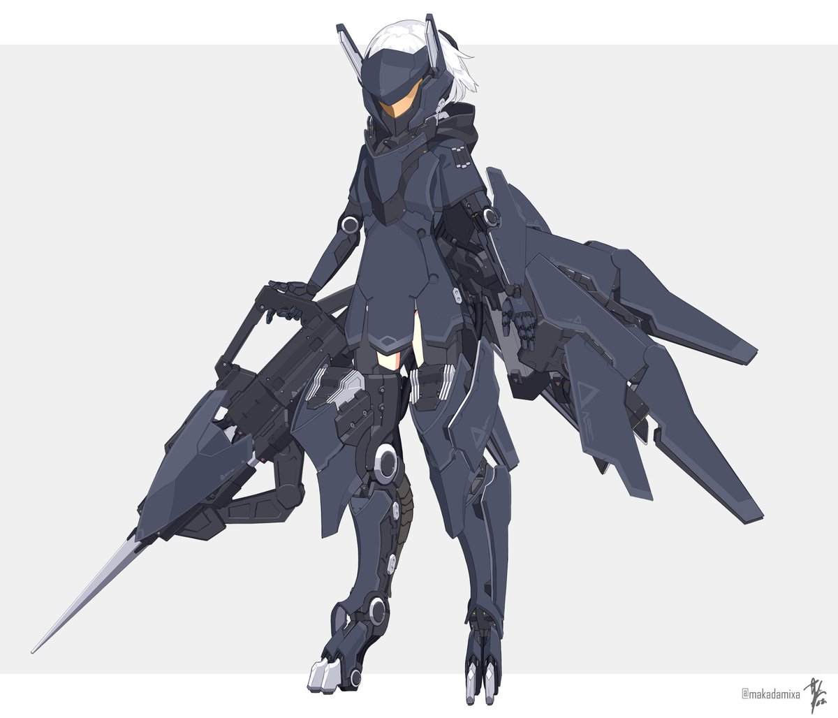 「Type-ii 」|まかだみぁのイラスト