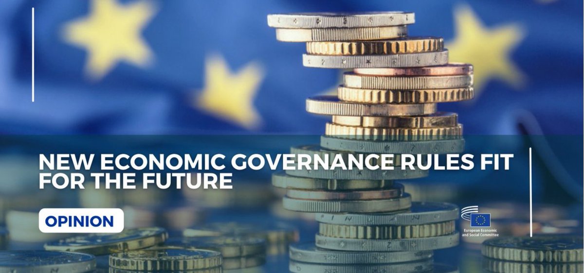 Deal on EU Economic governance reform! @EU_EESC is happy to see many of our recommendations reflected: 📌more investments for green & digital transitions; 📌increased national ownership of plans 📌better integrating social concerns Read our opinion here👉europa.eu/!ttqpy8