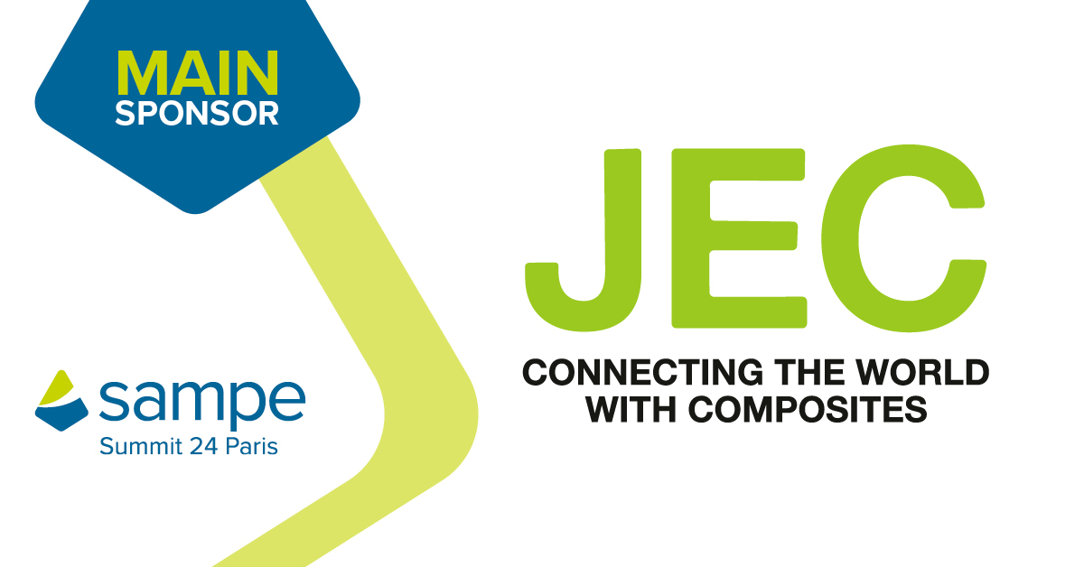 MAIN SPONSOR SUMMIT | <a href="/JECComposites/">JEC Group</a> is the world’s leading company dedicated entirely to the development of information and business connection channels and platforms supporting the growth and promotion of the composite materials industry. Happy to have them on board this year!