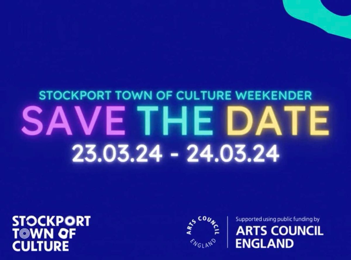 Fantastic free event coming to Stockport! - Rediscover Stockport as part of Greater Manchester’s Town of Culture - Animations & Activations across the town centre - Save the dates for this family friendly event 23-24th of March 2024 #stockportevents #townofculture